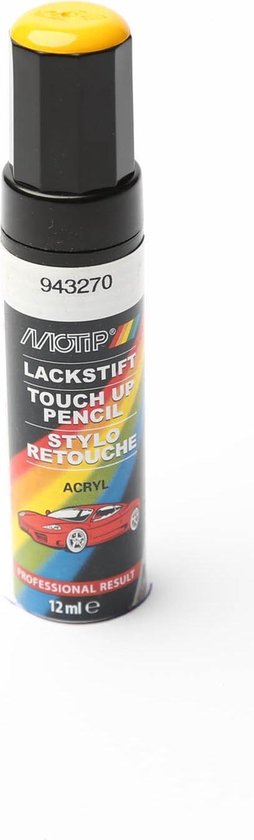 Motip 941800 - Auto lakstift - Rood - 12 ml