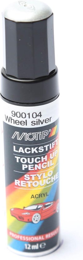 Motip 900104 - Auto lakstift - Zilver - 12 ml