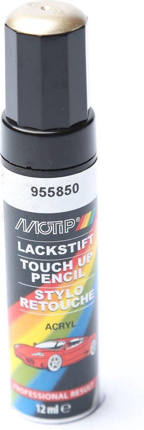 Motip 955850 - Auto lakstift - Zilver Metallic - 12 ml