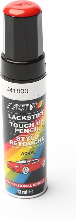 Motip 941850 - Auto lakstift - Rood - 12 ml