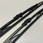 2x conventionele ruitenwisser alle type aansluitingen universele adapter connector close-up