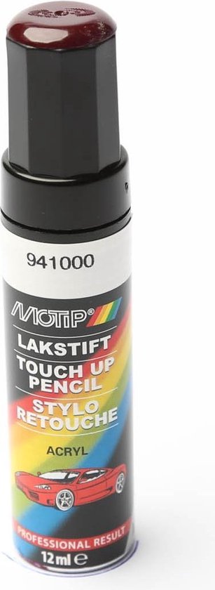 Motip 941000 - Auto lakstift - Rood - 12 ml