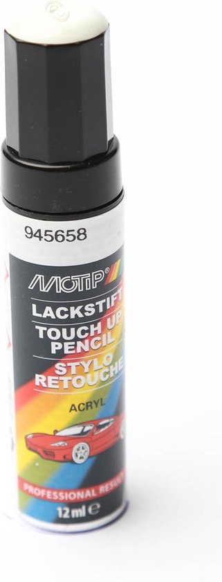Motip 945658 - Auto lakstift - Wit - 12 ml
