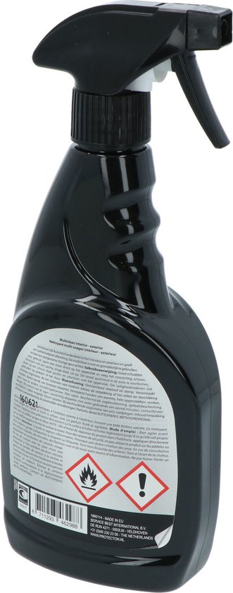 Protecton Multiclean Interieur & Exterieur – Om kunststof grondig te reinigen & te vernieuwen - subtiele zijdeglans afwerking – Met aangename fruitige geur - Snel & gemakkelijk in gebruik - 500ml - afbeelding 4