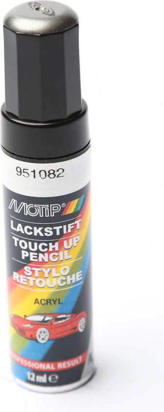 Motip 951082 - Auto lakstift - Grijs Metallic - 12 ml