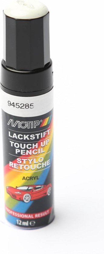 Motip 945285 - Auto lakstift - Wit - 12 ml