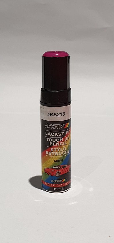 Motip - Auto lakstift 945216 - Roze- 12 ml - effen