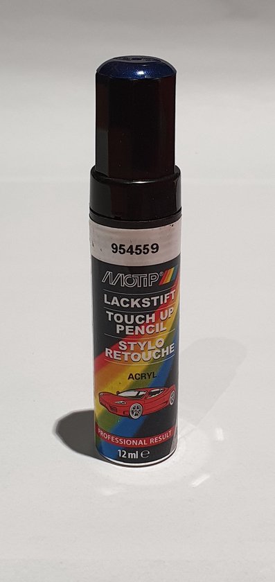 Motip - Auto lakstift 954559 - Blauw - 12 ml - metallic