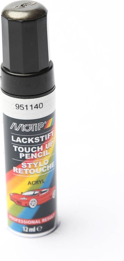 Motip 951140 - Auto lakstift - Grijs Metallic - 12 ml