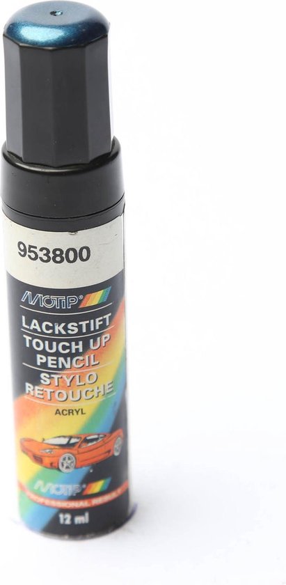 Motip 953800 - Auto lakstift - Blauw Metallic - 12 ml