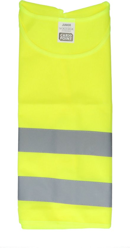 Carpoint Veiligheidshesje - Reflecterend hesje kind - Fluorescerend Geel Veiligheidsvest voor kinderen - Junior - afbeelding 2