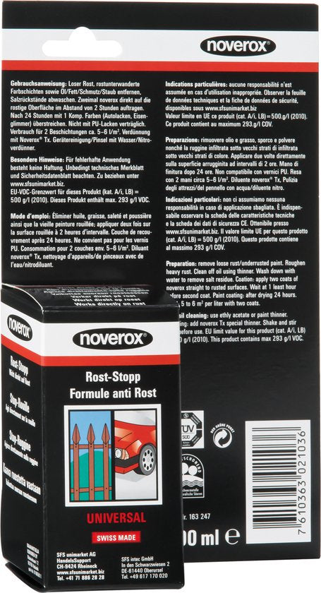 Noverox Roestomvormer 100ml + Kwastje