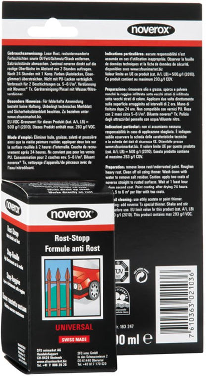 Noverox Roestomvormer 100ml + Kwastje - afbeelding 3