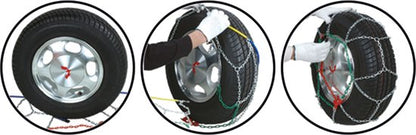 Carpoint Sneeuwkettingen Knn-90 (195/75-14 Tot 205/40-18) 9 Mm 2 St - afbeelding 6