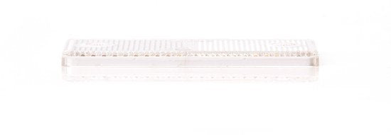 WAS 847 - Reflector - Wit rechthoek …x… - schroefbevestiging - reflectoren voor aanhangwagens - afbeelding 2