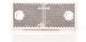 WAS 847 - Reflector - Wit rechthoek …x… - schroefbevestiging - reflectoren voor aanhangwagens