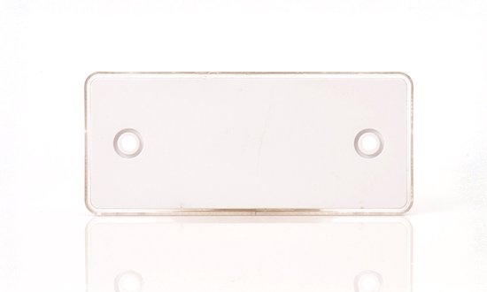 WAS 847 - Reflector - Wit rechthoek …x… - schroefbevestiging - reflectoren voor aanhangwagens - afbeelding 3