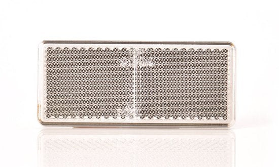 WAS 846 - Reflector - Rood rechthoek …x… - zelfklevend - reflectoren voor aanhangwagens