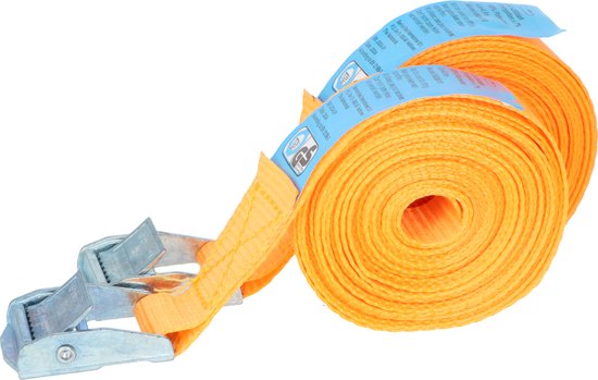 Carpoint Spanbanden 2 x 2,5 Meter – 25 mm Breed – Set van 2 – Voor Veilig Vastzetten van Lading – Geschikt voor Auto & Aanhanger - afbeelding 6