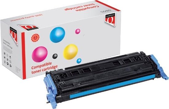 Tonercartridge quantore hp q6001a 124a blauw | 1 stuk