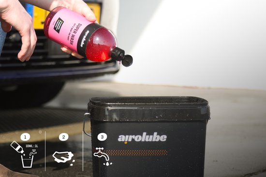 Airolube Super Wash | Duurzame Auto shampoo - Fietsshampoo - Bike Cleaner - Autoshampoo - Plantaardig alternatief voor Muc Off / Meguiars - 500 ml - afbeelding 3