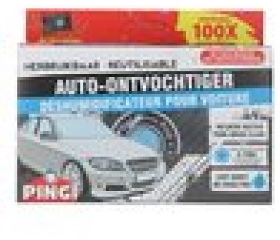 Pingi Auto-Ontvochtiger 300g - Vochtopnemer - Herbruikbaar - Voorkomt Beslagen Autoruiten - afbeelding 4