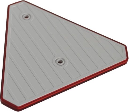 Afgeknotte driehoek reflector rood - afbeelding 3