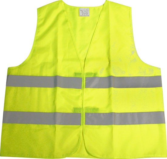 Carpoint Veiligheidshesje - Reflecterend hesje kind - Fluorescerend Geel Veiligheidsvest voor kinderen - Junior