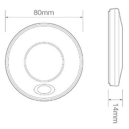 LED Autolamps LED binnenverlichting met schakelaar 8 cm wit 79WWR12 - afbeelding 4