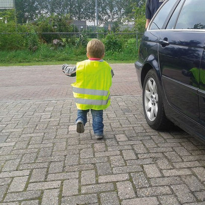 Carpoint Veiligheidshesje - Reflecterend hesje kind - Fluorescerend Geel Veiligheidsvest voor kinderen - Junior - afbeelding 9