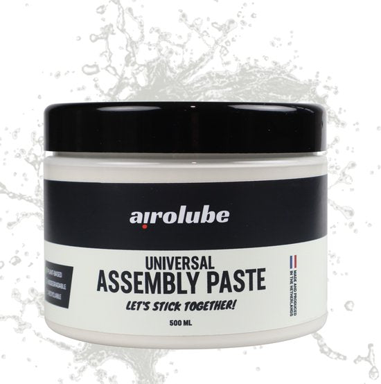Airolube Natuurlijke keramische montagepasta - montagevet fiets - montagepasta fiets - lagervet fiets - multifunctioneel - 500 ml - biologisch afbreekbaar