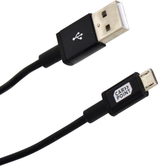 Carpoint Oplaadkabel Micro Usb 100 Cm Zwart