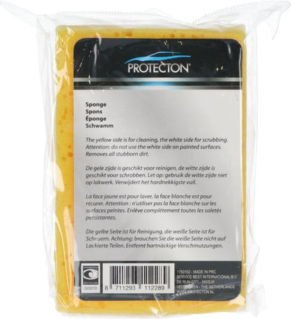 Protecton Insectenspons – Voor verwijderen van insecten en hardnekkig vuil – Voor glas, kunststof en niet-gelakte oppervlakken – 12x8x4cm - afbeelding 3