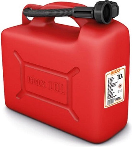 Automax Jerrycan Benzine - 10 liter - Met schenktuit - Rood
