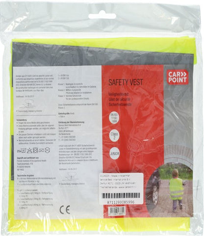 Carpoint Veiligheidshesje - Reflecterend hesje kind - Fluorescerend Geel Veiligheidsvest voor kinderen - Junior - afbeelding 7