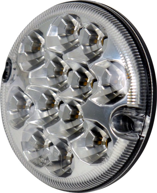 Carpoint Achteruitrijlamp LED 95 mm – 12/24V – Wit Licht – Energiezuinig 2,2W – Inclusief Bedrading