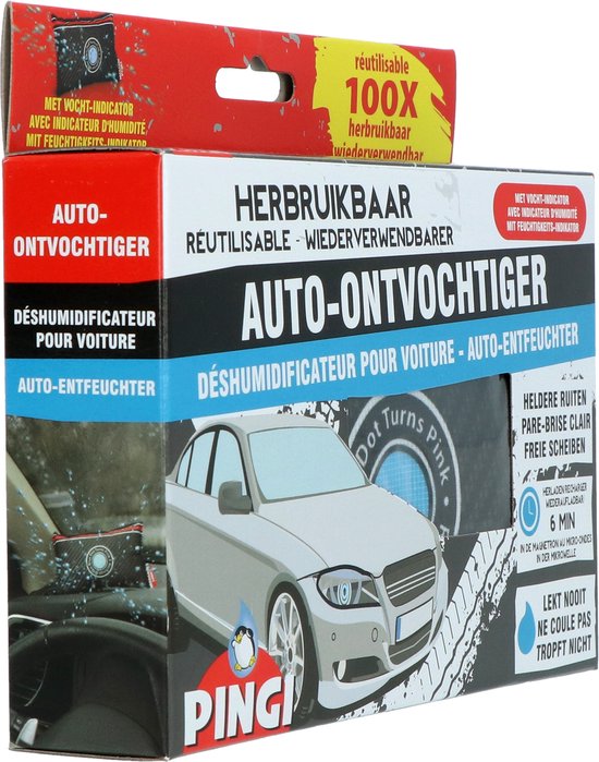 Pingi Auto-Ontvochtiger 300g - Vochtopnemer - Herbruikbaar - Voorkomt Beslagen Autoruiten - afbeelding 17