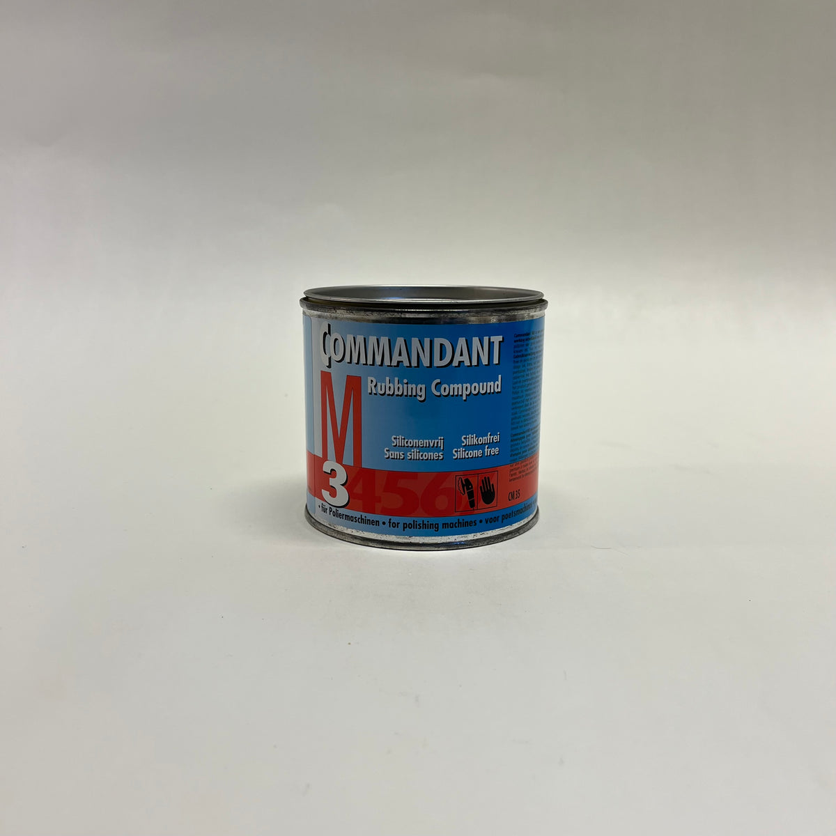 Commandant Rubbing Compound M3 - Polijstpasta – Hoge polijstende werking – Verwijdert spuitnevel & krassen - Voor poetsmachine - Siliconenvrij - 500gr