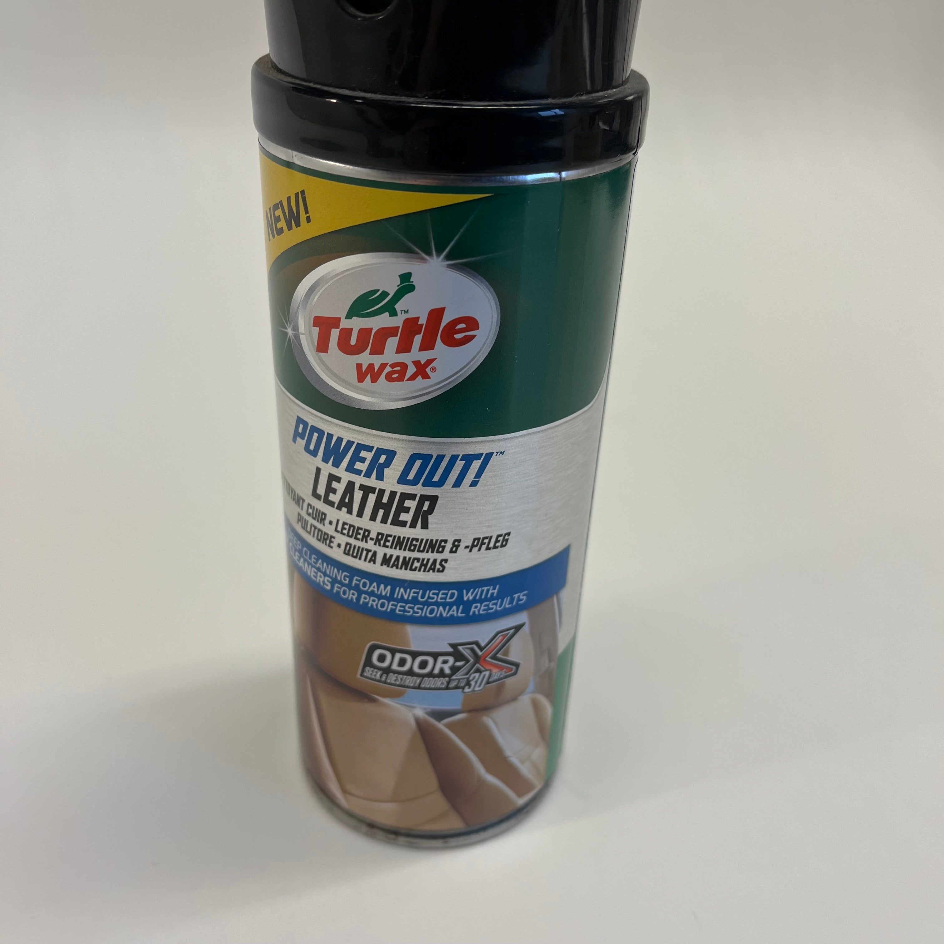 Turtle wax power out leather