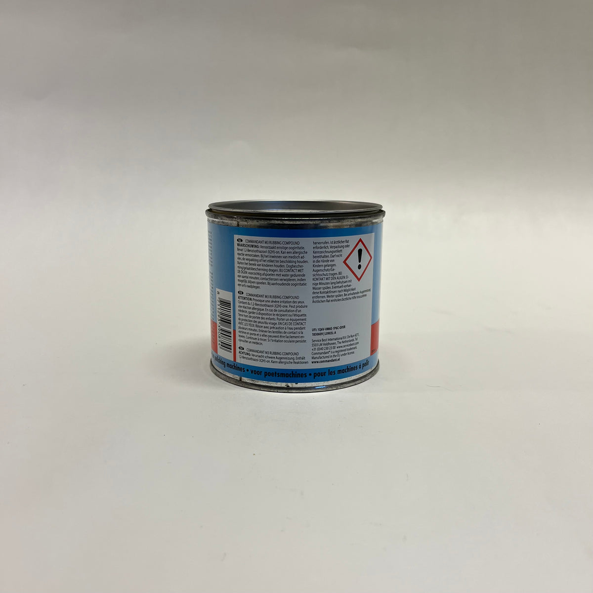 Commandant Rubbing Compound M3 - Polijstpasta – Hoge polijstende werking – Verwijdert spuitnevel & krassen - Voor poetsmachine - Siliconenvrij - 500gr