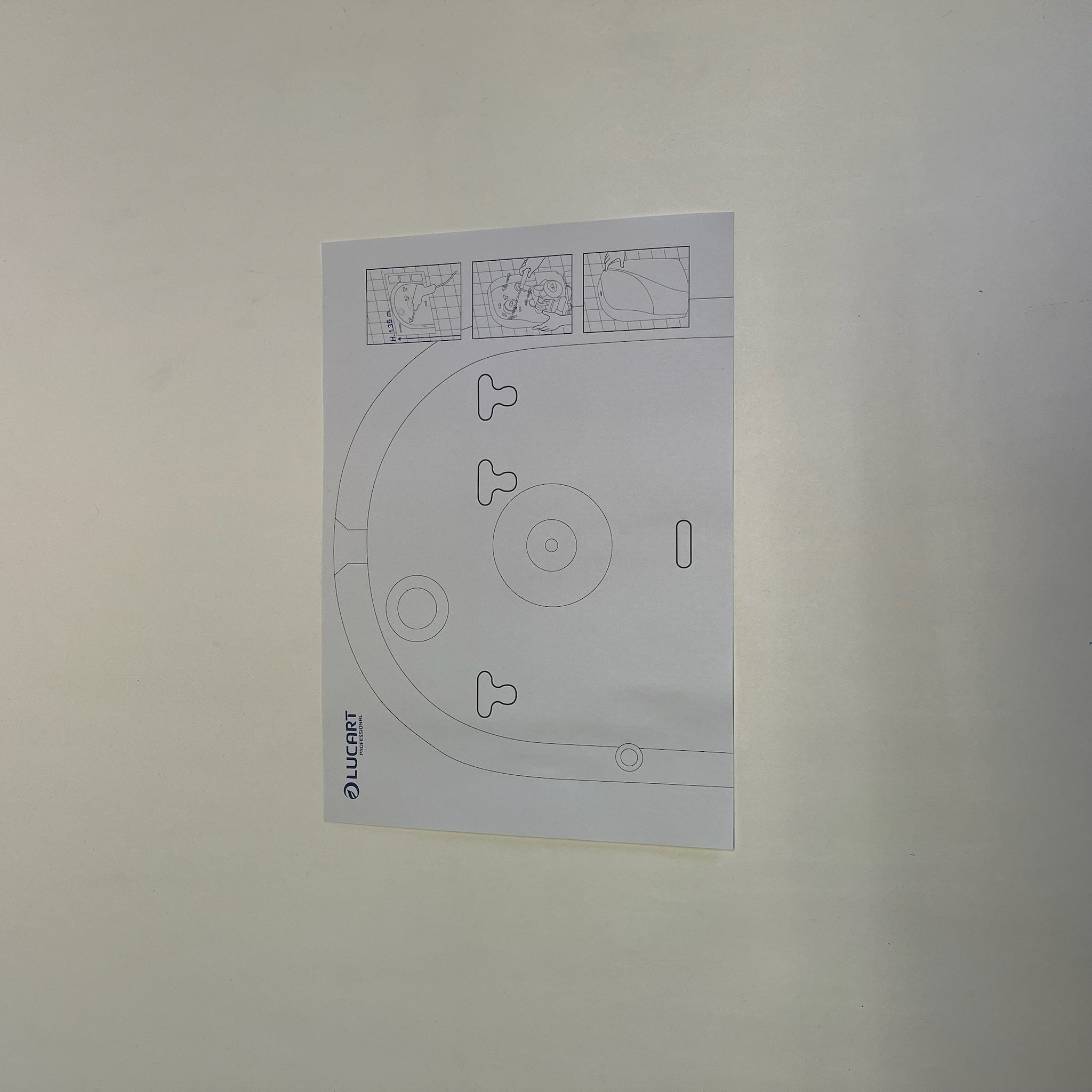 Lucart professional - Identity autocut toilet dispenser