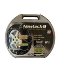 Weissenfels Newtech 9 sneeuwkettingen gemonteerd op autoband voor extra grip op besneeuwde en ijzige wegen