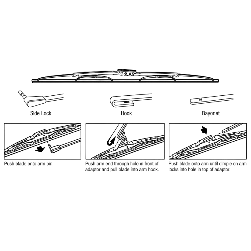 wiperblades_overview_connection technische installatietekening